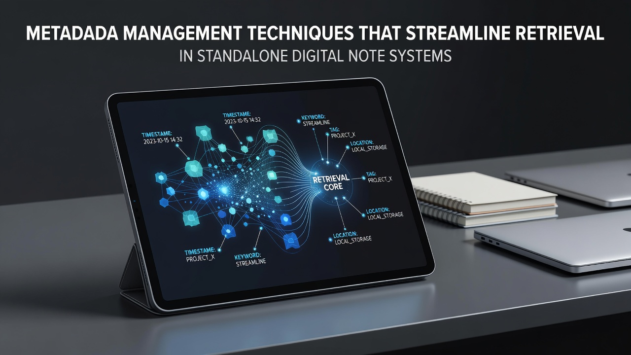 Metadata Management Techniques That Streamline Retrieval in Standalone Digital Note Systems